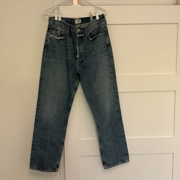 Agolde 90s mid rise loose fit in hooked, size 28 - Picture 6 of 7